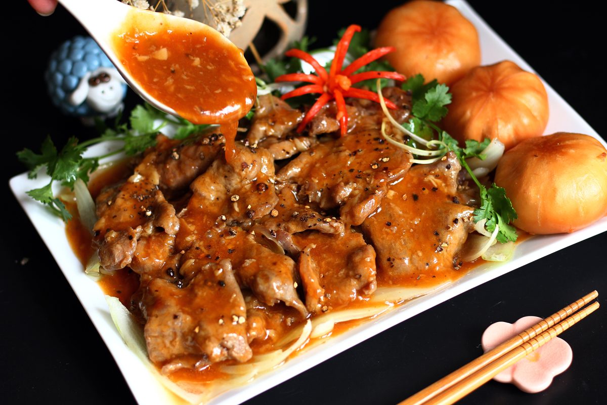 cách làm bò sốt tiêu đen